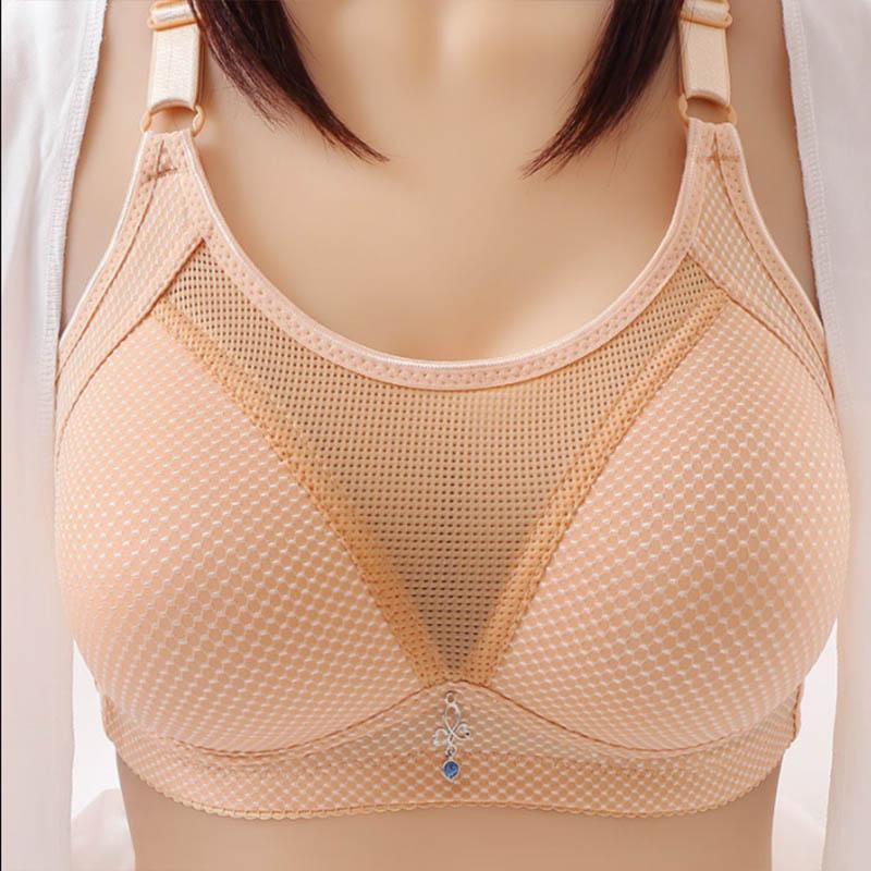 Women's Sexy Tube Top Large Size Full Cup Thin Section Breathable Lightweight Anti-sagging Gathering Close-Up Breasts Without Steel Rings Bra