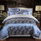 Luxury Royal Bedding Set Egyptian Cotton bed sheets Silky King Queen Size Bed Set Duvet Cover