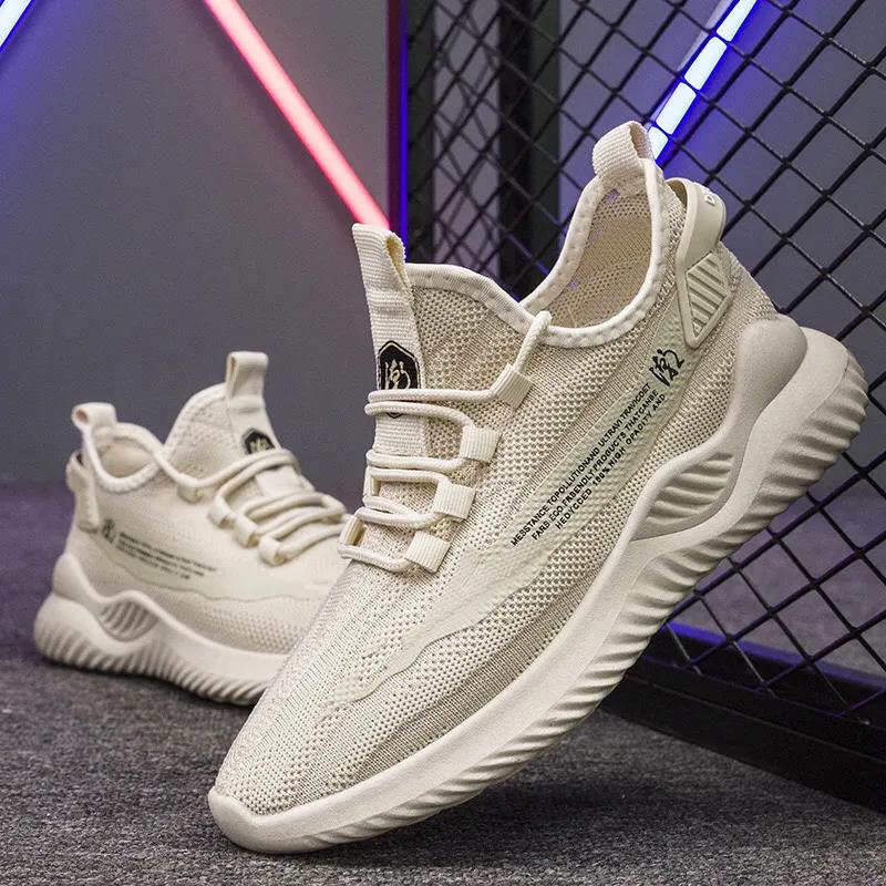 Men's Running Shoes Breathable Casual Shoes All-match Sports Shoes Non-slip Wear-resistant Mesh Shoes