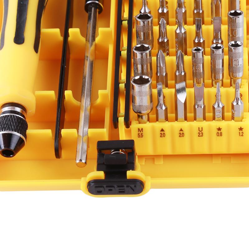 45-in-1 Multi-function Mobile Phone Computer Multi-purpose Precision Repair and Disassembly Tool Screwdriver Set