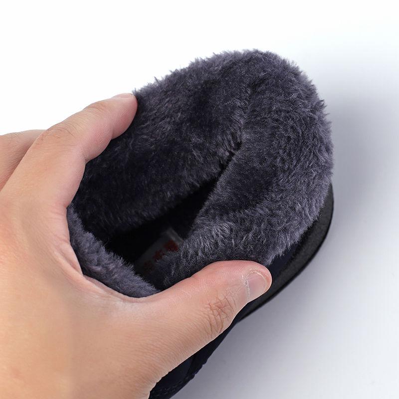 Winter Men's Waterproof Cotton Shoes Old Beijing Cloth Shoes Men's Shoes Plush Warm Casual Shoes