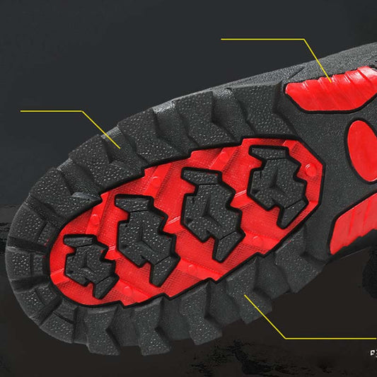 Outdoor Cold-proof, Non-slip Waterproof, Soft-soled Casual Hiking Shoes High-top Wear-resistant Large Size Sports Shoes