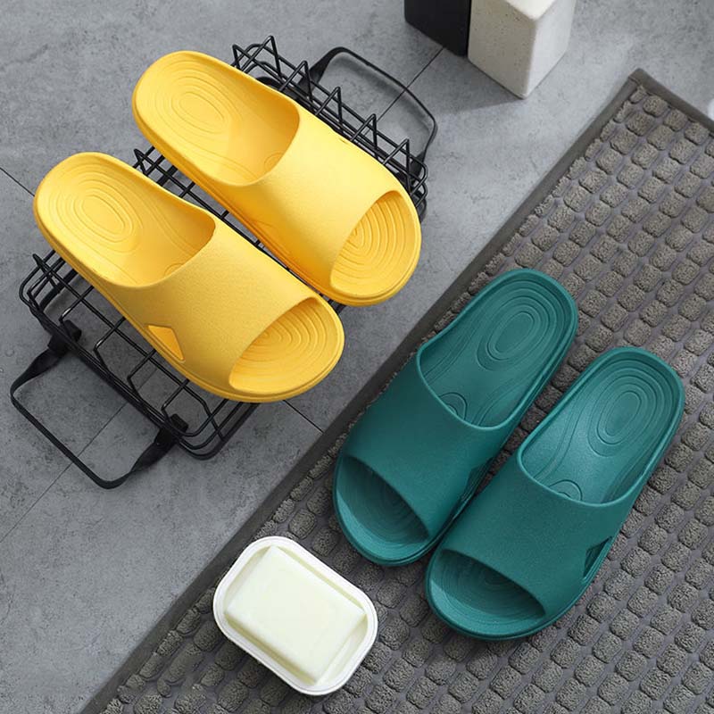 Women's Slippers Summer Home Bathing Non-slip Bathroom Soft Bottom Home Sandals and Slippers Women Home Indoor Thick Bottom Lovers