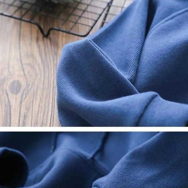 Boys and Girls Plus Fleece Hooded Sweatshirt Autumn and Winter Fashion Boys and Girls Hoodies Long-sleeved Top Clothes Fleece Jacket Hoodies