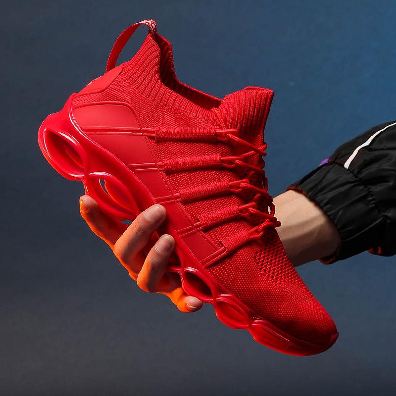 New Blade Shoes Fashion Sneaker Shoes for Men Comfortable Sports  Red Shoes Jogging Casual Shoes