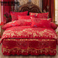 Simple Style Printing Bedspread Cotton Bed Skirt Pillowcase Bedding Bed Sets Queen King Size