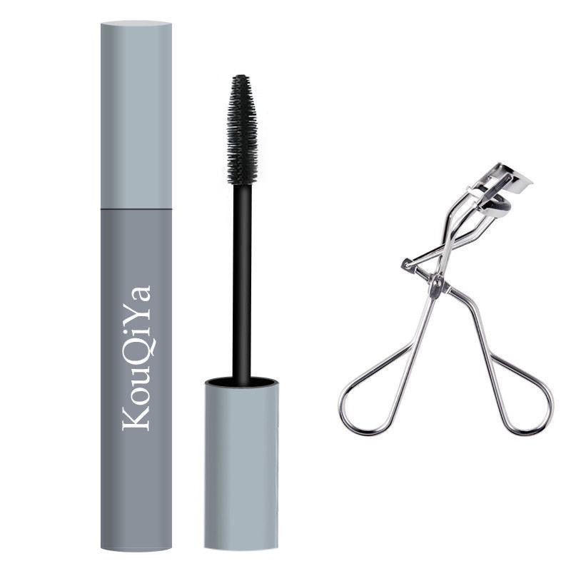 Goddess mascara waterproof non-smooth stretch anti-sweat slender curl long dense Not to discolor