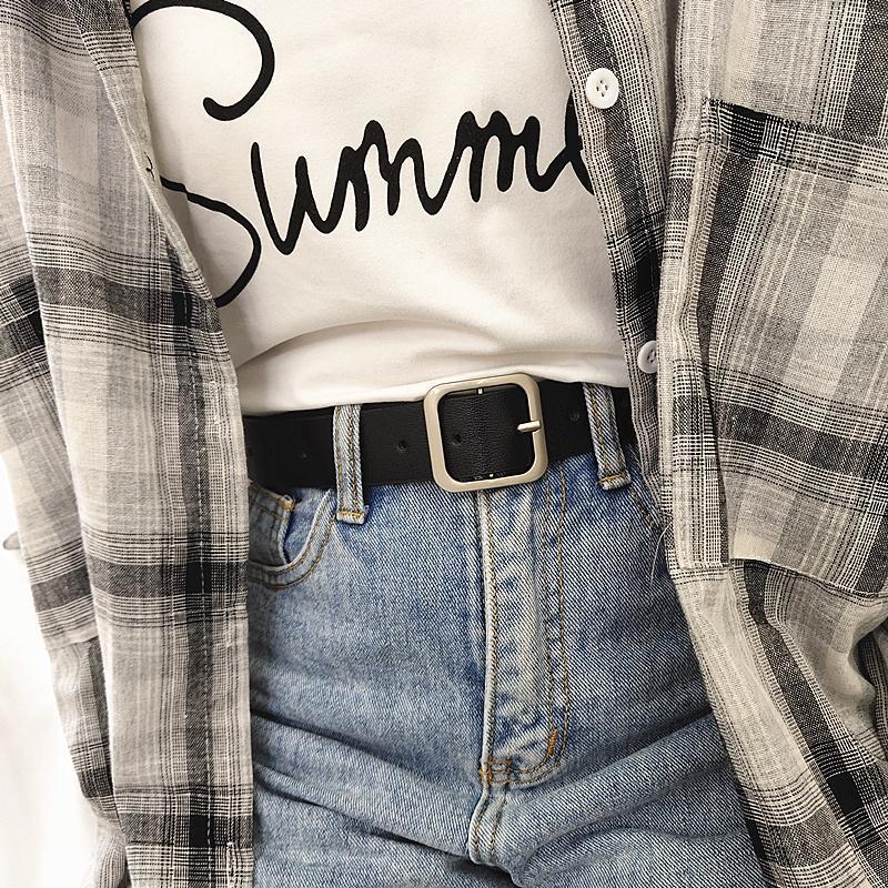 Belt Women Decoration Fashion PU Leather Pin Buckle Waist Belt Women Fashion