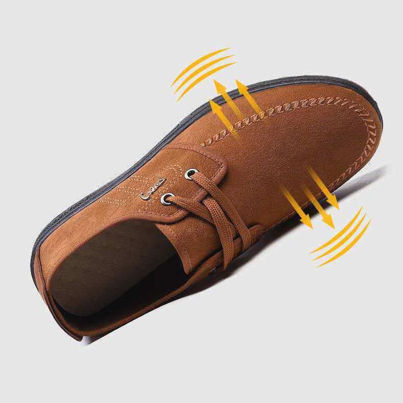 Spring and Summer Cloth Shoes Men's Large Size Breathable Soft Sole Non-slip Wear-resistant Casual Canvas Shoes