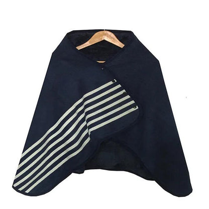 Shawl Cloak Blanket Autumn and Winter Thickening Heating Thermal Office Nap Blanket Air Conditioning Blanket Flannel Buckle Cover Blanket