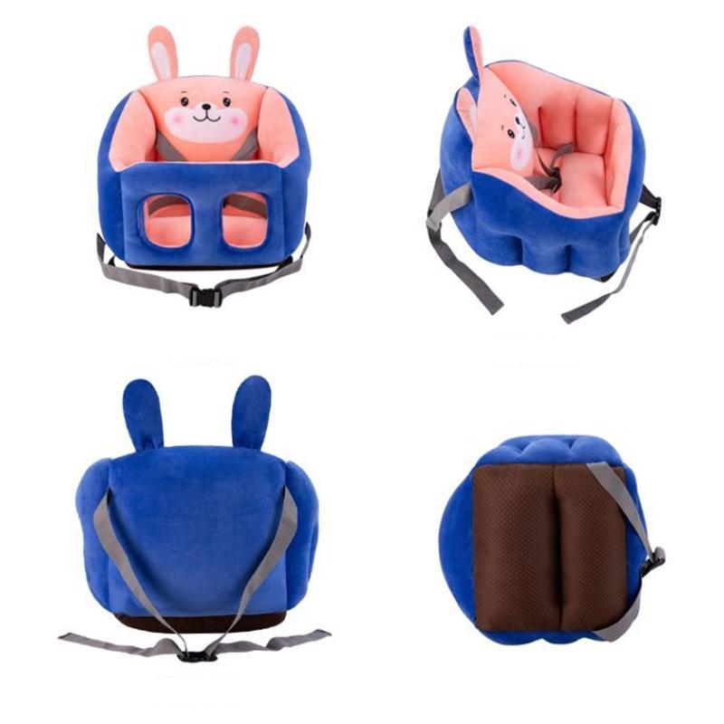 Baby School Seat Dining Chair Safety Belt Anti-fall and Anti-rollover Infant Chair Sofa Thickened Sponge Cartoon Style