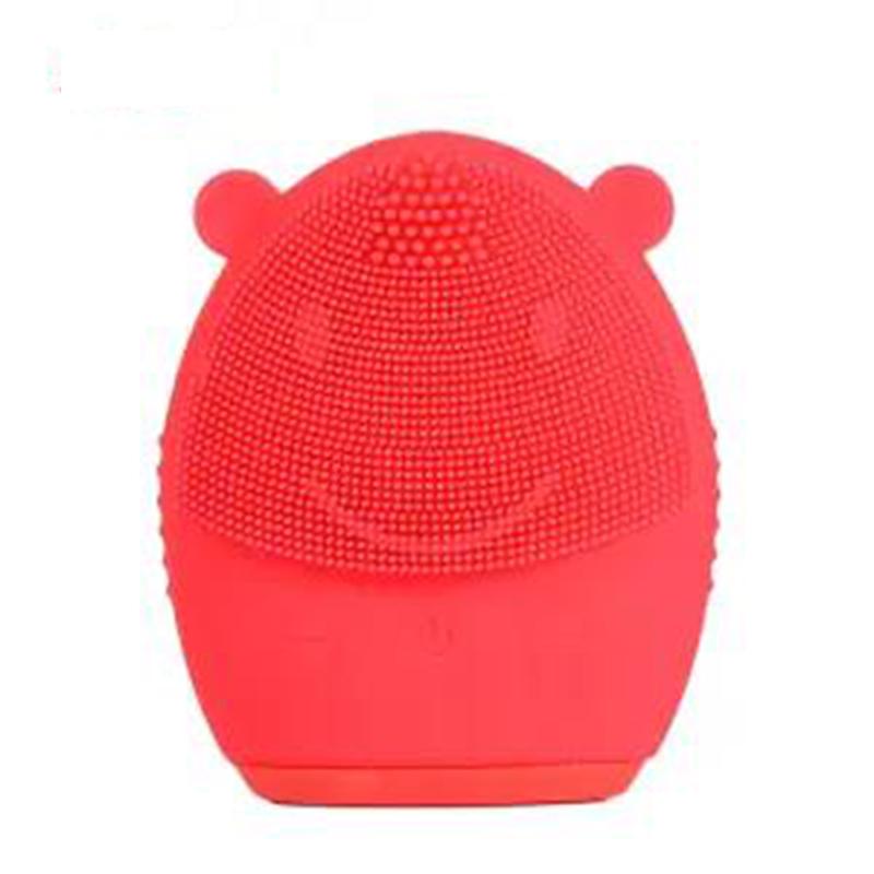 Facial Cleansing Device Cleaner Rechargeable Wash Brush Silicone Electric Remove Blackhead Ladies