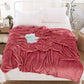 Winter Double-sided Fleece Sheets Thicken Warm Flannel Sheets Blankets for Beds Down Blanket Sheets Skin-friendly Soft and Breathable To Keep Warm