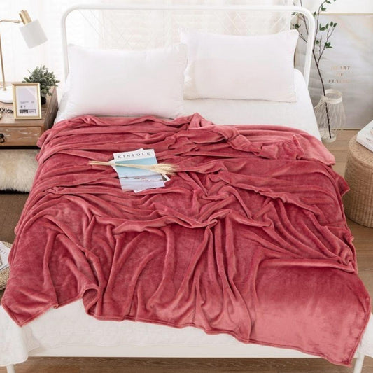 Winter Double-sided Fleece Sheets Thicken Warm Flannel Sheets Blankets for Beds Down Blanket Sheets Skin-friendly Soft and Breathable To Keep Warm