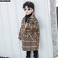 Boys Woolen Coat Mid-length 2021 Autumn and Winter New Children's Woolen Coat Thicken Korean Version of The Big Boy