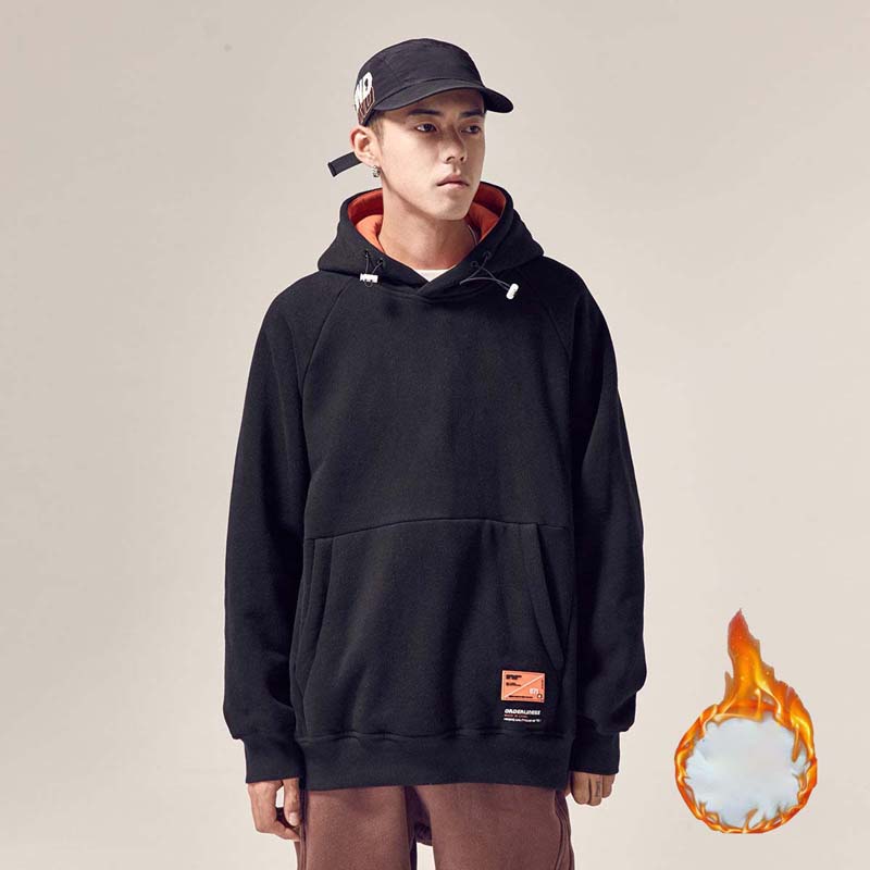 2021 New Sweater Male Autumn and Winter Loose Hooded Student Hoodie Daily Casual Coat