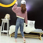 Autumn  Women Fashion Sweater Casual Knitting Sweater  Round Neck Pullovers Loose Casual Long Sleeve Sweater