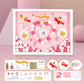 Baby's Hand and Foot Printing Mud Fetal Hair Souvenir Photo Frame Permanent Full Moon Hundred Day Gift Newborn Baby's Hand and Foot Prints