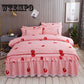 Bedding Sets Floral Dust Ruffle Bed Skirt Queen Size Bedspread Coverlet