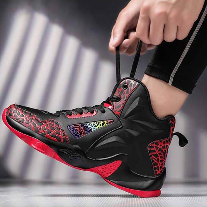 Men Shockproof  Sneakers High-top Basketball Shoes Breathable Women Running Shoes Tactical Boots