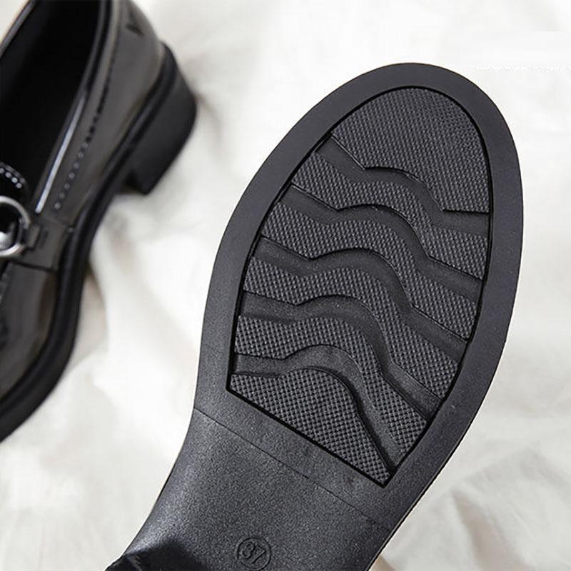 Small Leather Shoes Female Retro Spring and Autumn British Style Flat Japanese College Style Jk Single Shoes