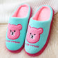 Autumn and Winter Cotton Slippers Men and Women Thick Bottom Couples Non-slip Plus Velvet Warm Slippers