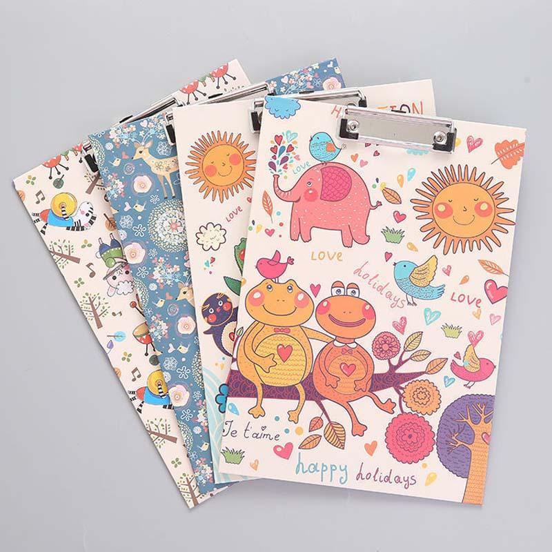 A4 Writing Board Creative Folder Student Pad Splint Stationery Exam Wooden Writing Board