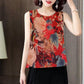 Summer Thin Vest Women's Age-reducing Mother Wear Suspenders Cool Fashion All-match Top Shirt