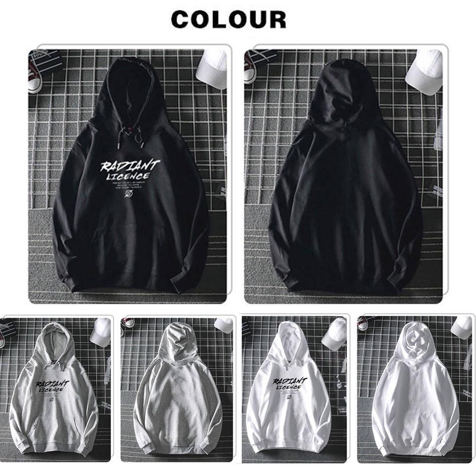 Male Hoodies Novelty Print Mens Sweatshirt Streetwear Hoody Hip Hop Brand Grey Clothes