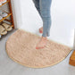 Anti-fouling Half-Circle Door Mat Carpet Anti-slip Bathroom Carpet Door Mat Soft Carpet