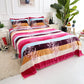 Bed Cover Set Winter Thick Flannel/coral Fleece Blanket Sheet Gold Mink Fleece Nap Blanket Bedding Sheet Set