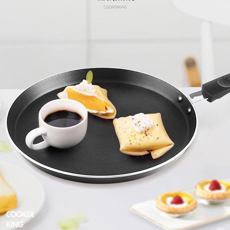 Pancake Pan Non-stick Frying Pan Frying Pan Household Melaleuca Flat-bottomed Non-stick Frying Pan Induction Cooker General
