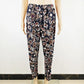 Women's Spring Summer Large Size Loose Long Pants Female Printing Elastic Waist Casual Trousers