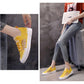 Female Summer Students Breathable Flying Woven Mesh White Shoes Hollow Soft Sole Shoes Sneakers