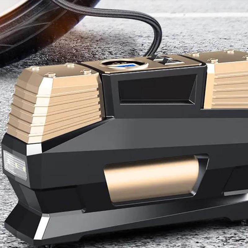 Car Inflator Portable Car Mechanical Disk Pointer Electric Inflator High-power Refueling Pump Multi-function Tire Inflator General Accessories