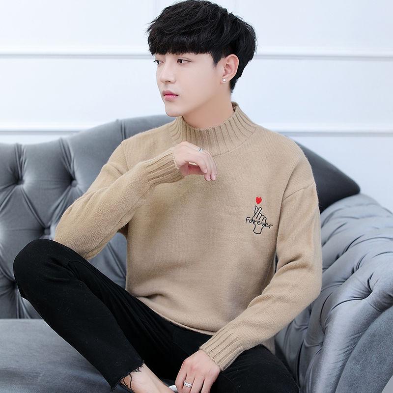 Cashmere Wool Sweater Men Brand Clothing 2019 Autumn Winter Slim Warm Sweaters Pullover Men Top