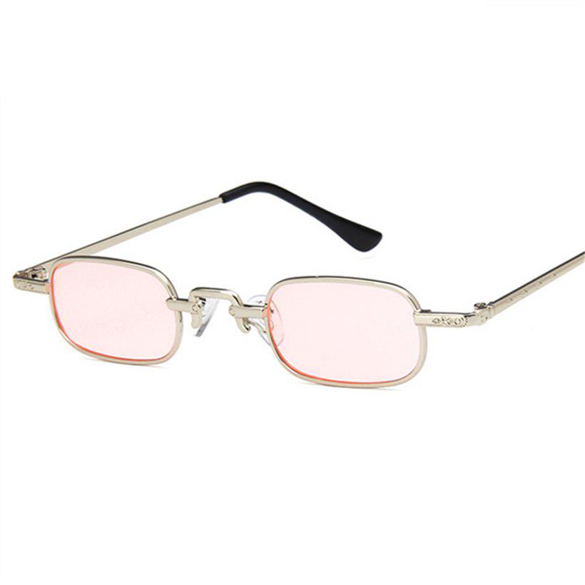 Small Steampunk Sunglasses Women Fashion Metal Retro Yellow Sun Glasses for Men Brand Designer Mirro