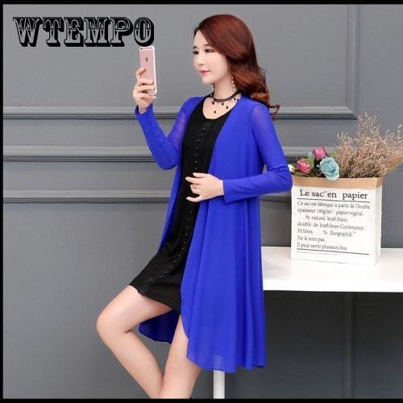 Women Summer  Chiffon Blouse Comfortable Sun Protection Clothing Elegant Women Chiffon Blouse