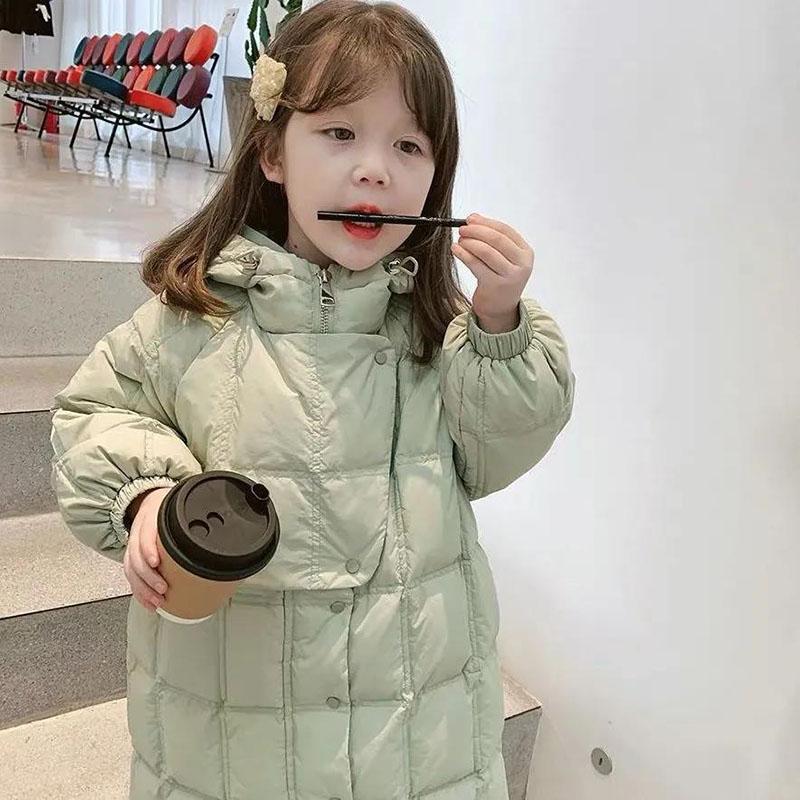 Girls Mid-length Padded Jacket Winter Padded Down Padded Jacket