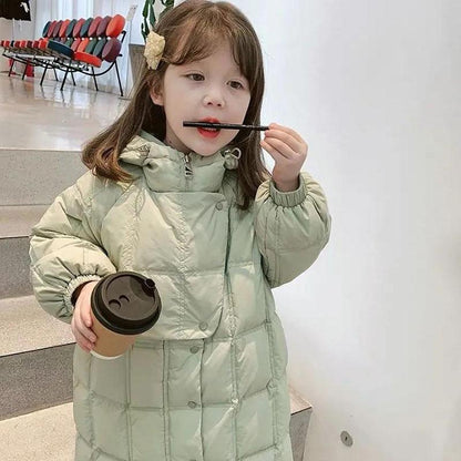 Girls Mid-length Padded Jacket Winter Padded Down Padded Jacket