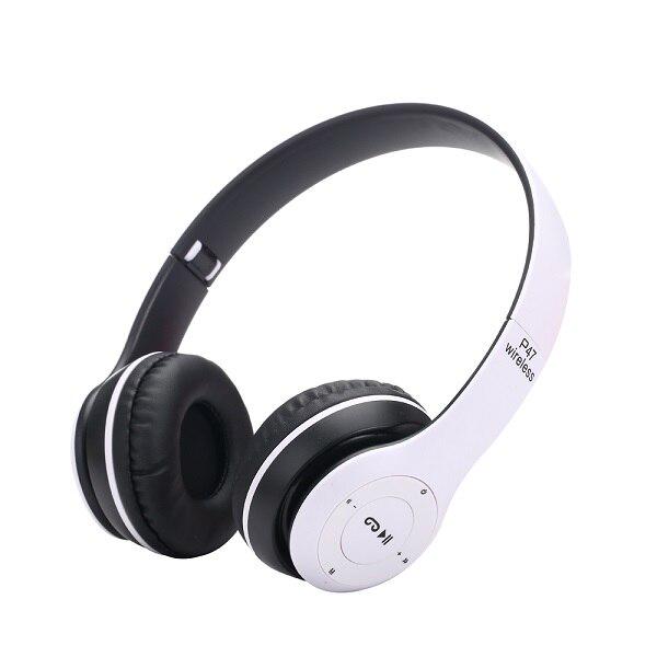 Wireless Bluetooth Headset Quality Stereo Foldable Gaming Headphone with Mic for PC Mobile Phone Mp3