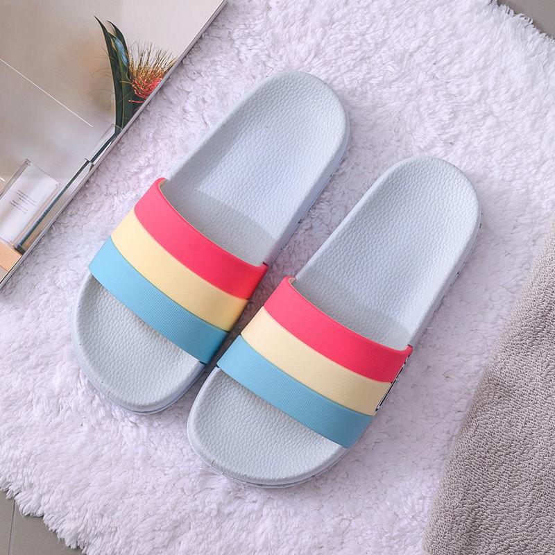 Slippers Women's Household Indoor Home Non-slip Thick-soled Soft Bottom Household Plastic Bath Bathroom Sandals and Slippers
