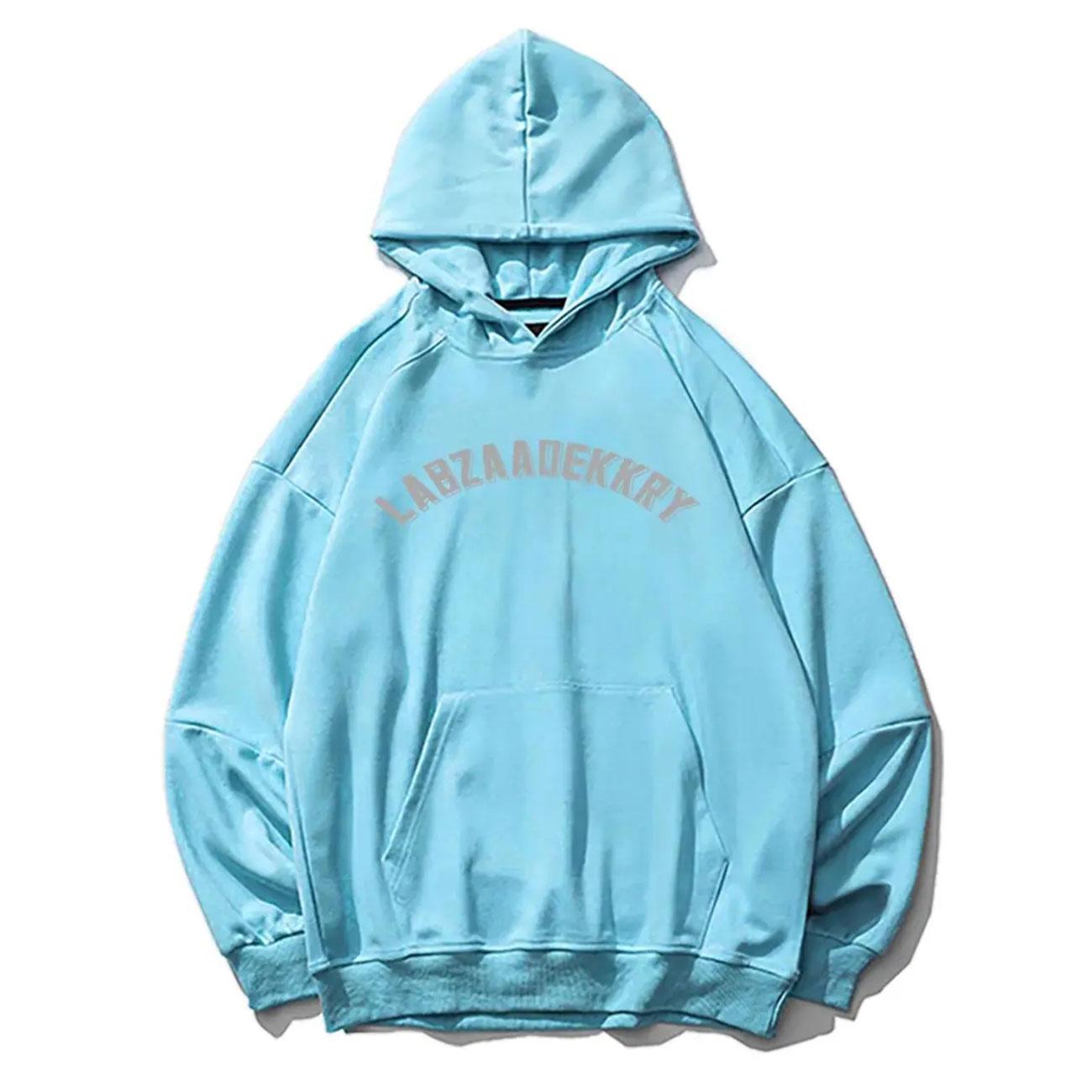 Couple's Sweater Ring Letter Printing Women's Spring and Autumn Solid Color Long-sleeved Pullover Sweatshirts Loose Couple's Top Casual Hooded Sweater