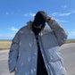 Winter Jacket Men's Reflective Padded Jacket Men's Thick Padded Jacket Korean Version of The Trend of Bread Clothes Ins Couple Padded Jacket