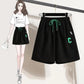 Women's Summer Thin Wide-leg Shorts High Waist and Thin Outer Wear Sports Pants Summer Loose Casual Short Pants