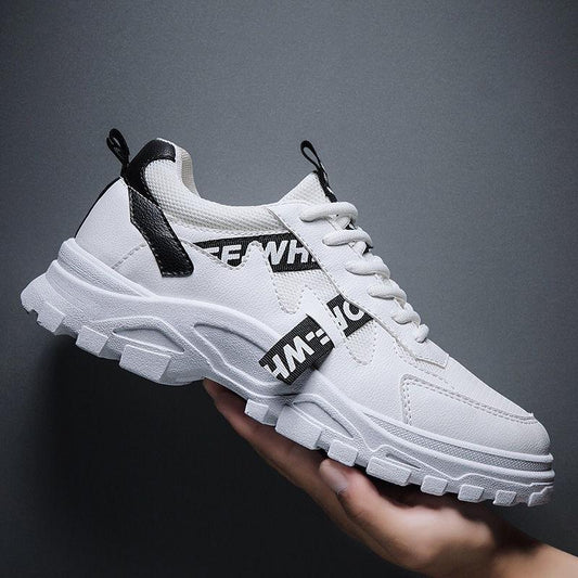 Fashion Men Casual Shoes Breathable Dad Shoes Male Lace up Men Chunky Sneakers Handsome