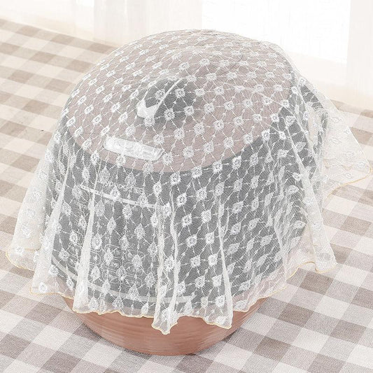 Fabric Lace Embroidery Korean Version of Rice Cooker Cover Cover Towel Rice Cooker Dust Cover Household Pressure Cooker Multifunctional Cover