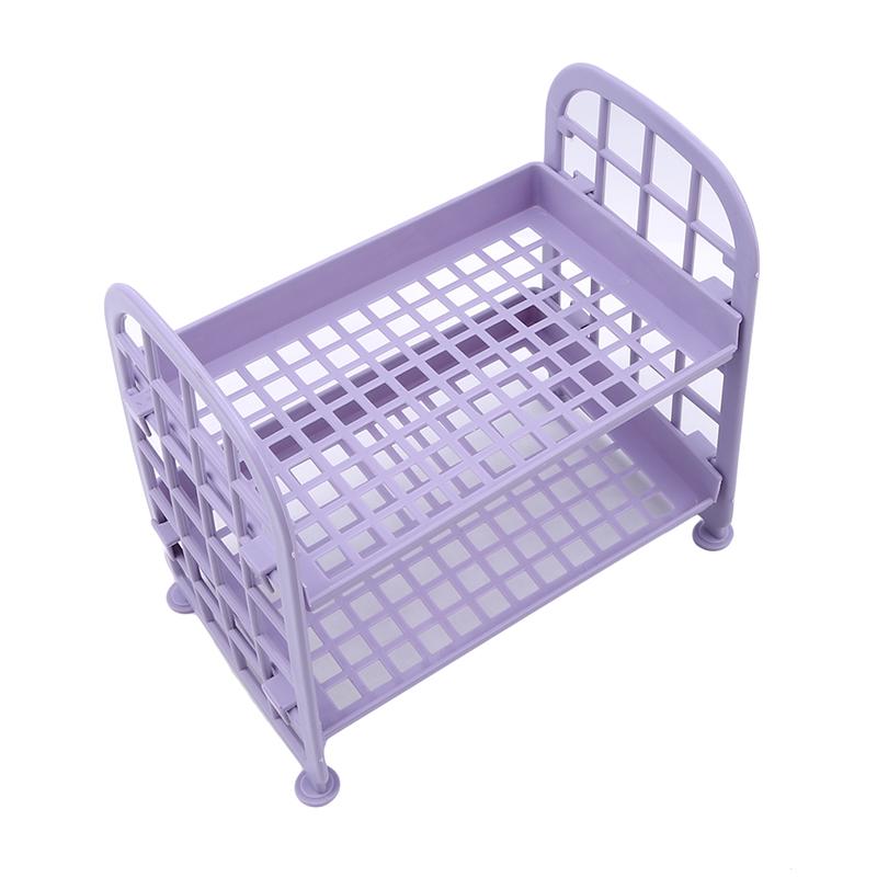 Multifunction Double Layer Storage Holder For Kitchen Bathroom Makeup Organizer Display Shelf