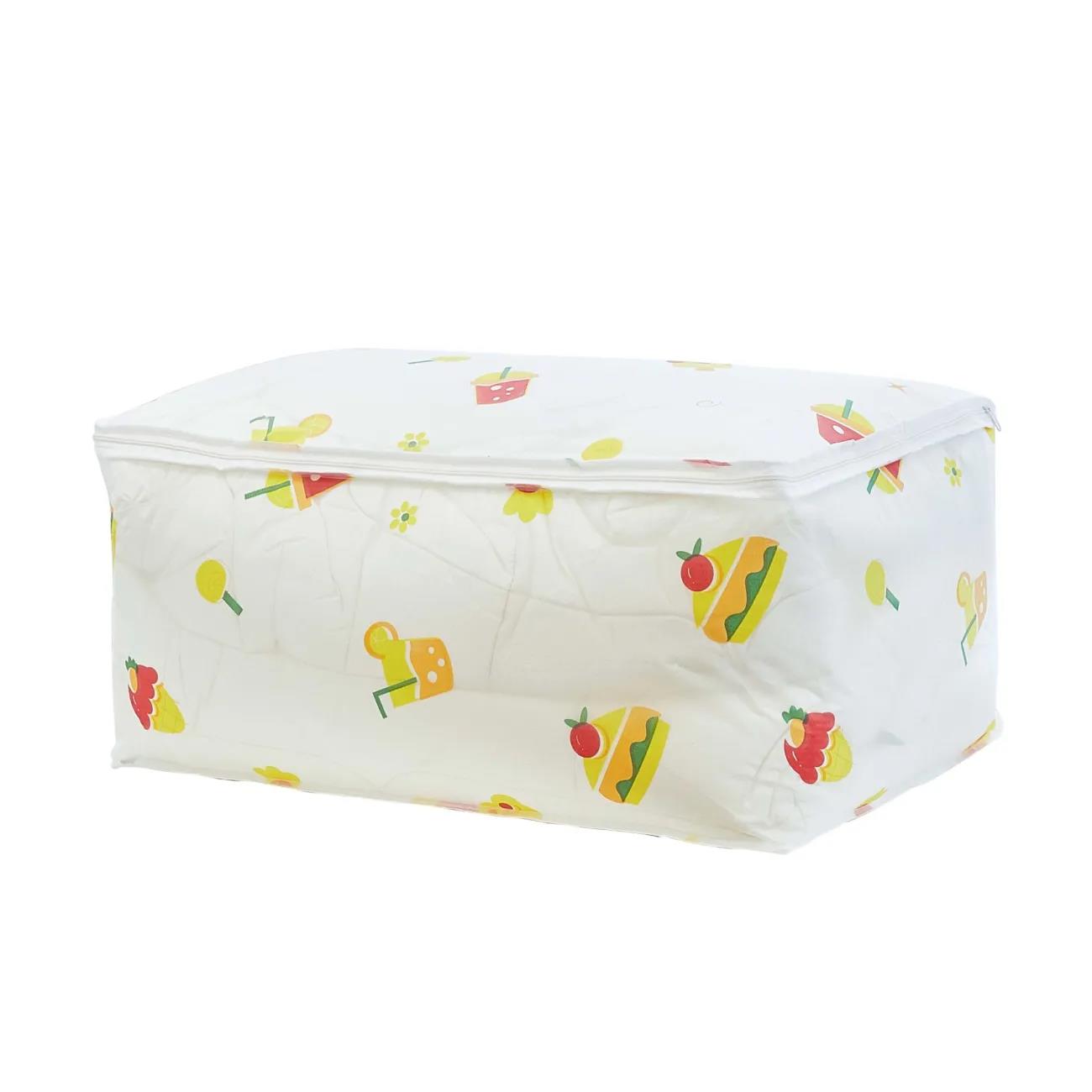 Quilt Clothes Storage Bag Washable Large Clothes Quilt Dust Bag = Cartoon Household Organizing Bag