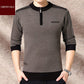 Winter Middle-aged Men's Thickened Sweater Men's Dad Thickened Plus Size Business Sweater